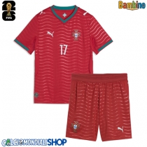 Maglie da calcio Portogallo Rafael Leao #17 Prima Maglia Bambino Mondiali 2026  Manica Corta (+ Pantaloni corti)